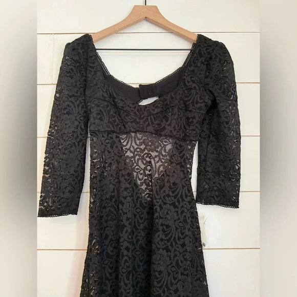 NWOT free people  Adored Maxi in Black dress - Picture 12 of 14